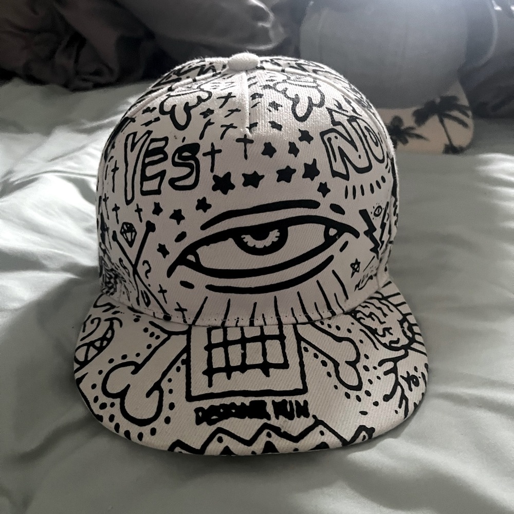 Designer fitted hat